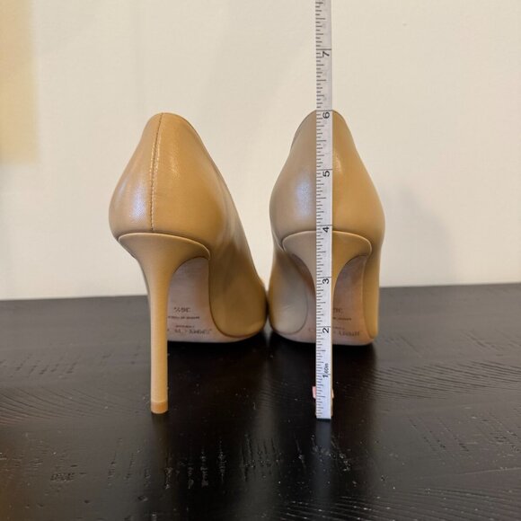 Neutral Leather Jimmy Choo High-Heeled Pumps - Picture 13 of 13